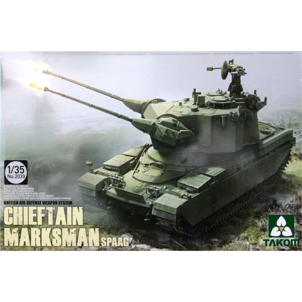 1:35 Британска система за противовъздушна отбрана Chieftain Marksman SPAAG (British Air-defense Weapon System Chieftain Marksman SPAAG) 1:35 Британска система за противовъздушна отбрана Chieftain Marksman SPAAG (British Air-defense Weapon System Chieftain Marksman SPAAG)