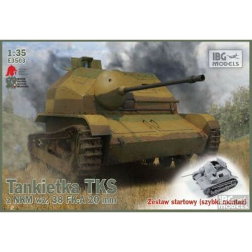 1:35 Танкета TKS с оръдие 20mm (версия с quick tracks) 1:35 Танкета TKS с оръдие 20mm (версия с quick tracks)