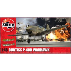 1:48 Американски изтребител Къртис П-40Б Уорхок (Curtiss P-40B Warhawk)