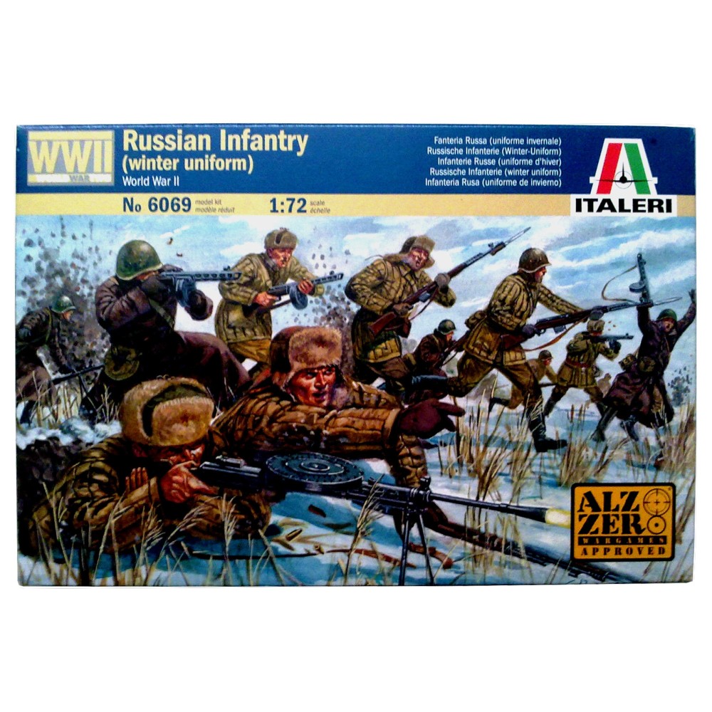 1:72 Втора световна война: руска пехота, зимни униформи (WWII-RUSSIAN INFANTRY, WINTER UNIFORMS) - 48 фигури 1:72 Втора световна война: руска пехота, зимни униформи (WWII-RUSSIAN INFANTRY, WINTER UNIFORMS) - 48 фигури