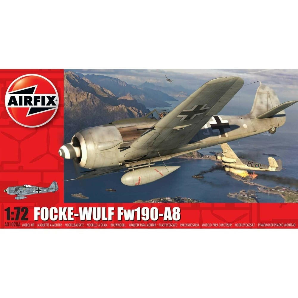 1:72 Германски изтребител Фоке-Вулф Фв190А-8 (Focke Wulf Fw190A-8) 1:72 Германски изтребител Фоке-Вулф Фв190А-8 (Focke Wulf Fw190A-8)