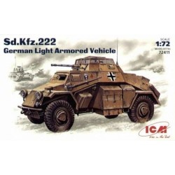 1:72 Германски лек брониран автомобил Sonderkraftfahrzeug 222 (Sonderkraftfahrzeug 222, German Light Armoured Vehicle)