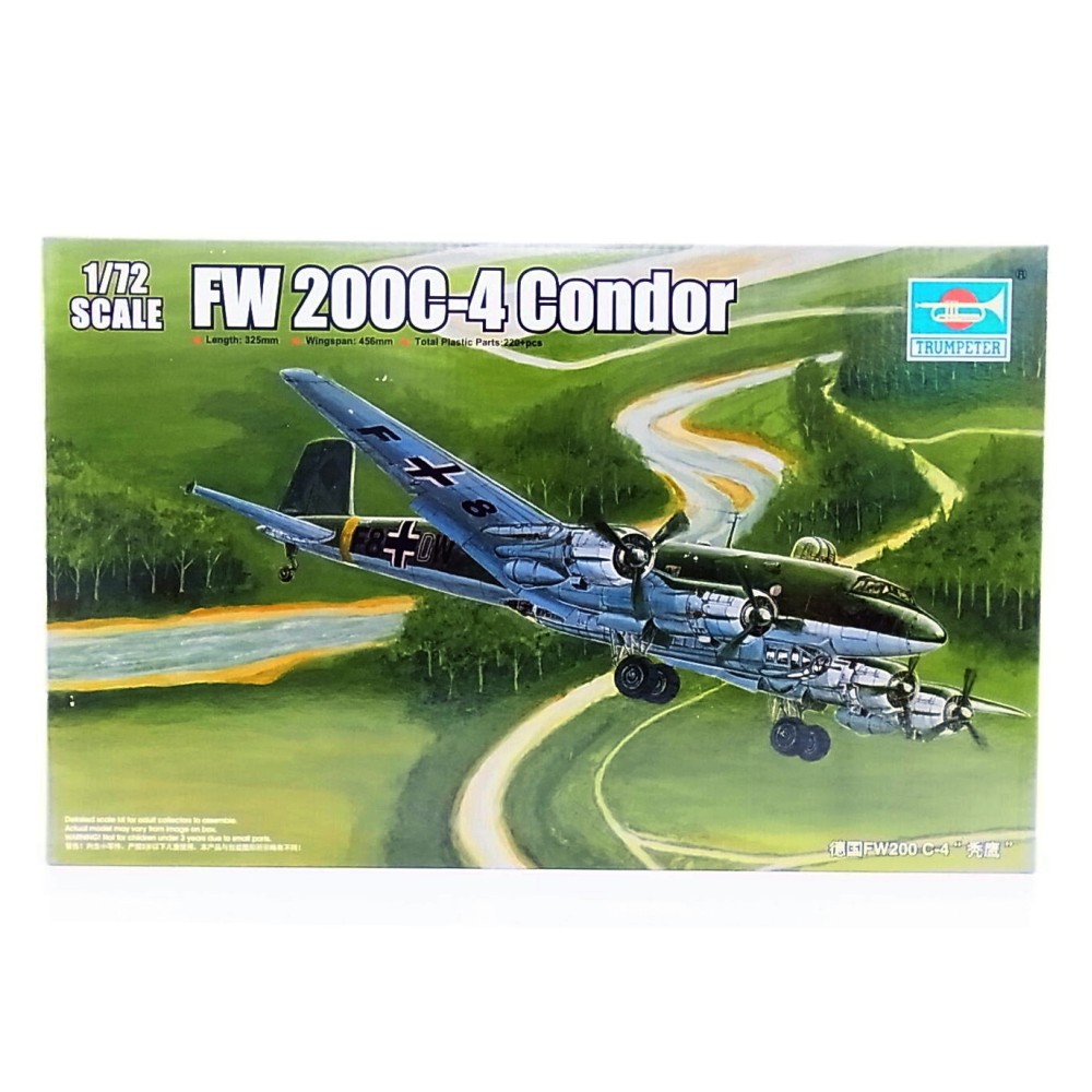 1:72 Германски разузнавателн самолет FW200 C-4 Condor 1:72 Германски разузнавателн самолет FW200 C-4 Condor