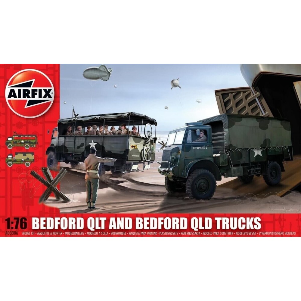 1:76 Британски транспортен камион с общо предназначение Бедофорд (Bedford QLD/QLT Trucks)