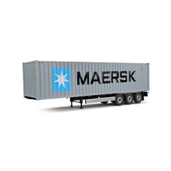 CONTAINER TRAILER MAERSK GREY