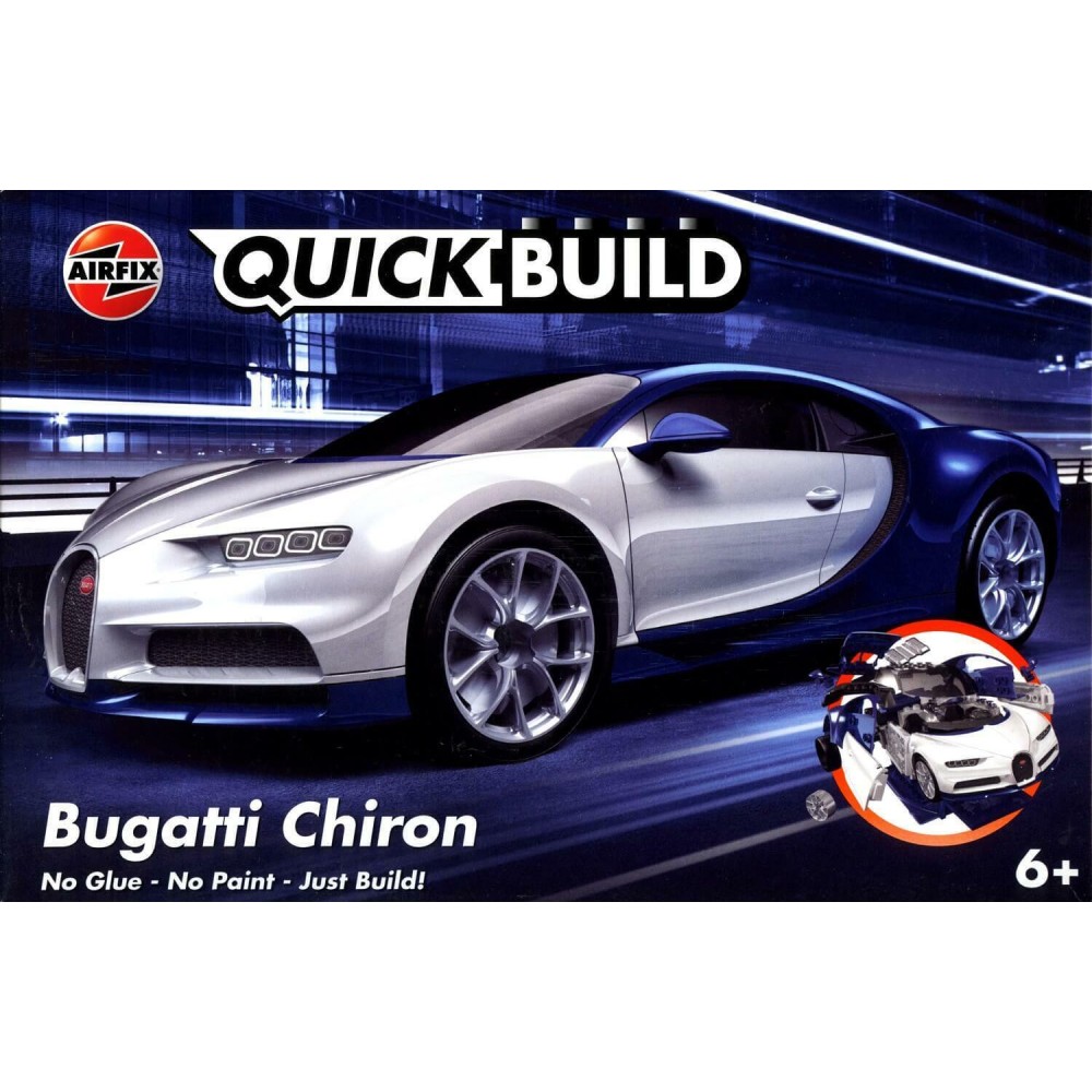 QUICKBUILD Bugatti Chiron - Сглобка без лепило QUICKBUILD Bugatti Chiron - Сглобка без лепило
