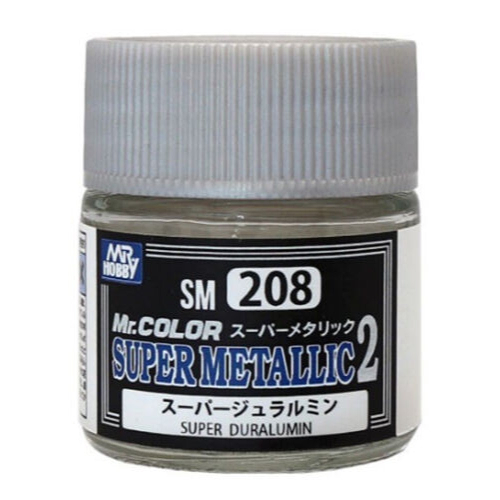 SM-208 Mr. Color Super Metallic Colors II (10 ml) Duralumin SM-208 Mr. Color Super Metallic Colors II (10 ml) Duralumin