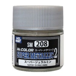 SM-208 Mr. Color Super Metallic Colors II (10 ml) Duralumin