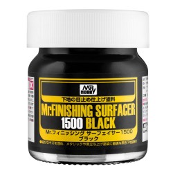 SF-288 Течен грунд Mr. Finishing Surfacer 1500 Black 40 ml