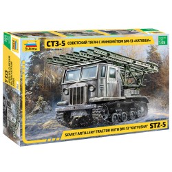 1:35 Съветска система за залпов огън (Soviet artillery tractor with BM-13 "Katyusha" STZ-5)