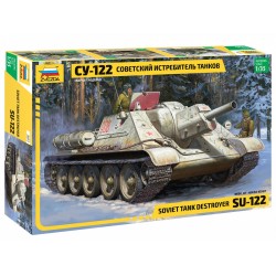 1:35 Съветско самоходно оръдие СУ-122 (SU-122 SELF PROPELLED GUN)