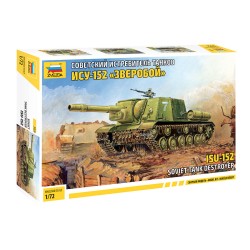 1:72 Съветска самоходна гаубица Ису - 152  /ISU - 152/ - сглобка без лепило