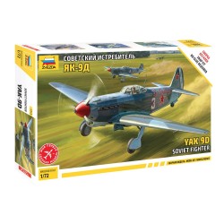 1:72 Съветски изтребител Як-9Д (Yak-9D) - сглобка без лепило