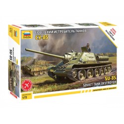 1:72 Съветски унищожител на танкове СУ-85 (SU-85) - сглобка без лепило