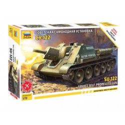 1:72 Съветско самоходно оръдие СУ-122 (SU-122) - сглобка без лепило