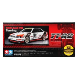 1:10 Състезателн автомобил Audi V8 Touring (TT-02) 1991 - модел с възможност за инсталиране на радиоуправление