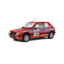 PEUGEOT 205 GTI 1,6L RED #132 DELECOUR/PAUWELS RALLYE MONTE CARLO 1986