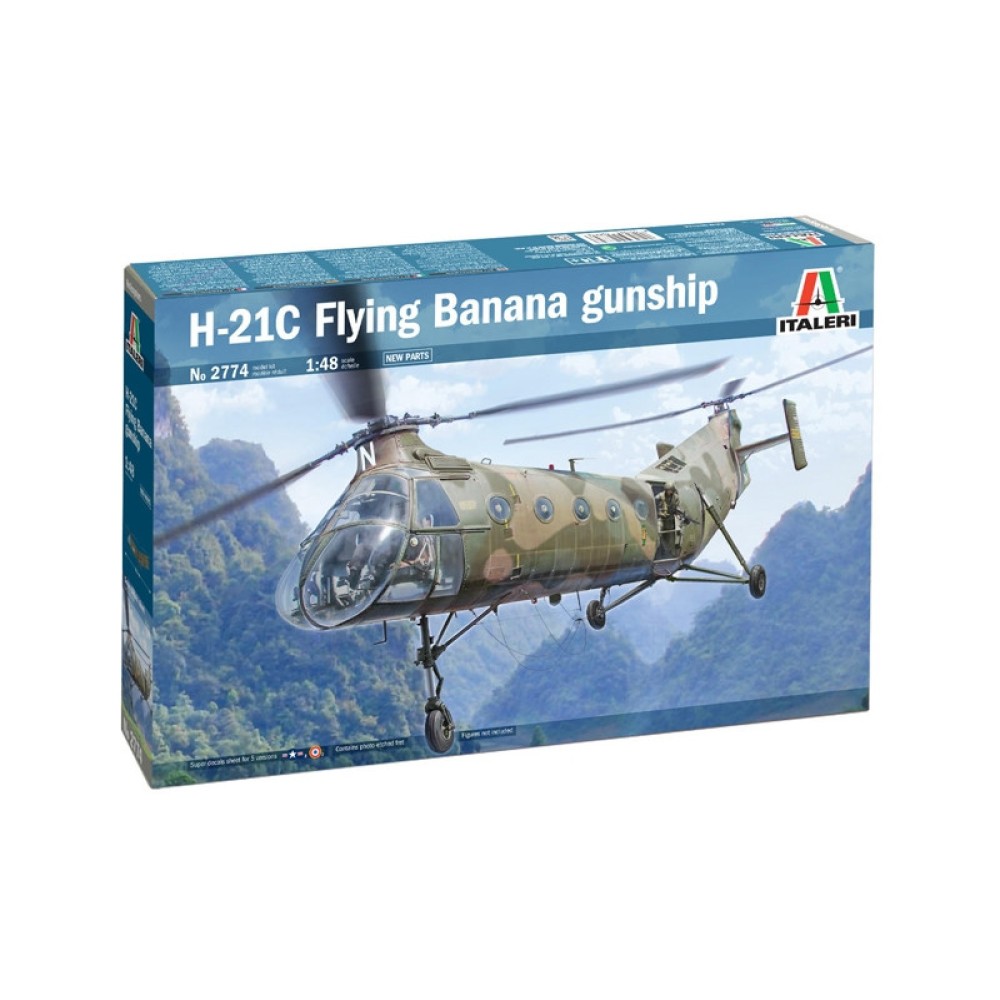 1:48 Хеликоптер H-21 FLYING BANANA GUNSHIP 1:48 Хеликоптер H-21 FLYING BANANA GUNSHIP