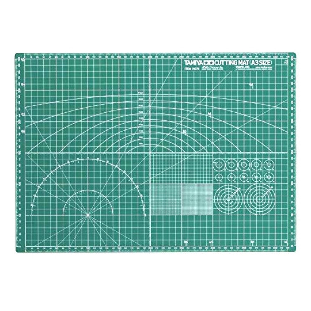 Подложка за рязане А3, зелена (297mm × 420mm) Подложка за рязане А3, зелена (297mm × 420mm)