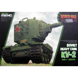 Съветски тежък танк КВ-2 (Soviet Heavy Tank KV-2, cartoon model) - сглобка без лепило