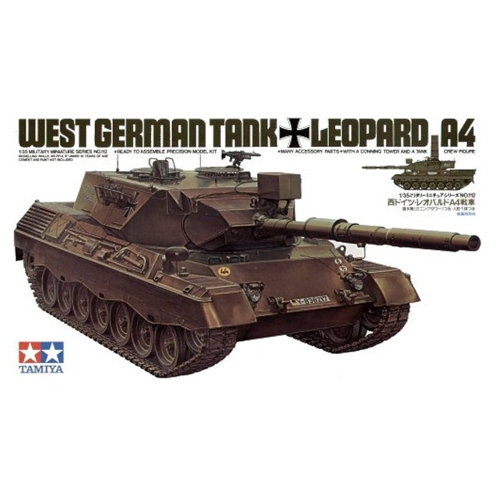 1:35 Западногермански танк Леопард А4 (West German Leopard A4 Tank) 1:35 Западногермански танк Леопард А4 (West German Leopard A4 Tank)