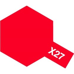 X-27 Clear Red - Acrylic Paint (Gloss) 23 ml