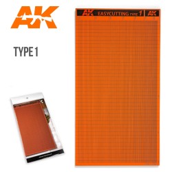 AK8056 Подложка за рязане EASYCUTTING TYPE 1 (21.5 x 11.5 x 0.4) - Modelling tool