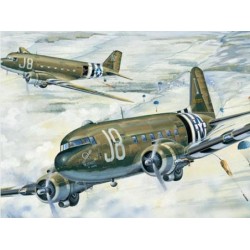 1:48 Военен транспортен самолет на САЩ  C-47A Skytrain