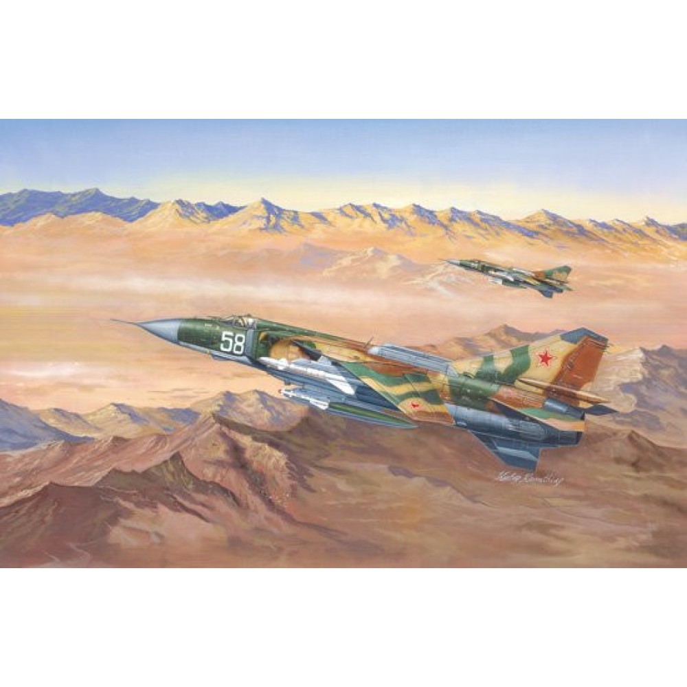 1:48 Съветски изтребител МИГ-23МЛД Флогър-К (MiG-23MLD Flogger-K) 1:48 Съветски изтребител МИГ-23МЛД Флогър-К (MiG-23MLD Flogger-K)