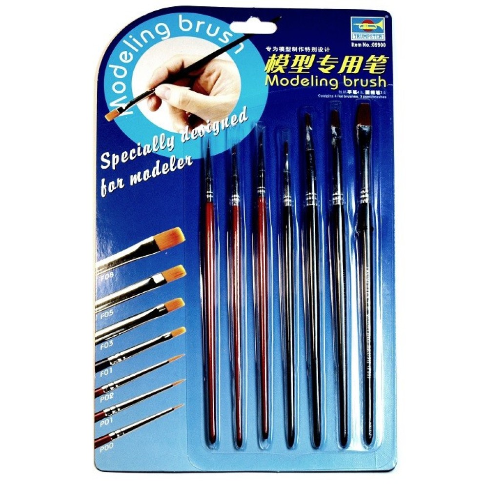 Комплект от 7 четки Modeling Brush (7pcs set ) Комплект от 7 четки Modeling Brush (7pcs set )