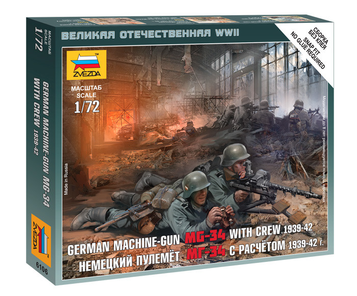1:72 Германски картечни части, Източен фронт 1941 - сглобка без лепило